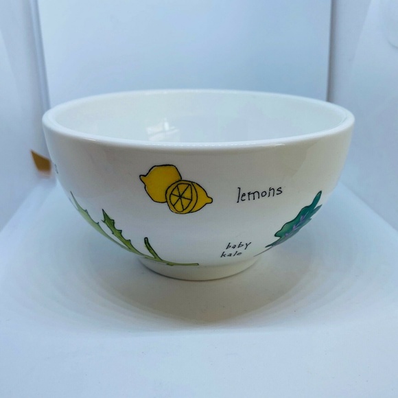Set of 2 Signature SALAD DAYS Porcelain Salad Bowl - Picture 7 of 8